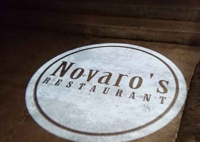 Novaro's Restaurant Launceston | Gobo Signage